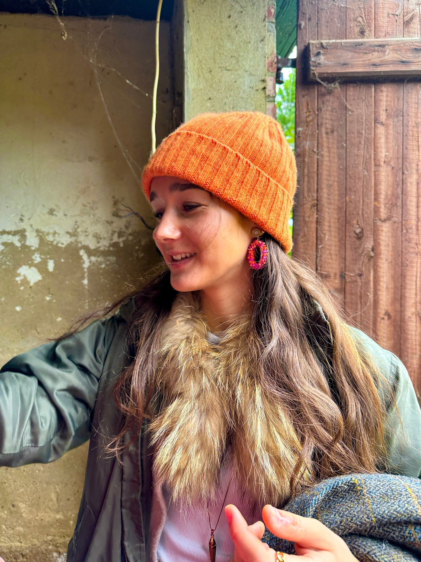 Felicity in Orange-Pink