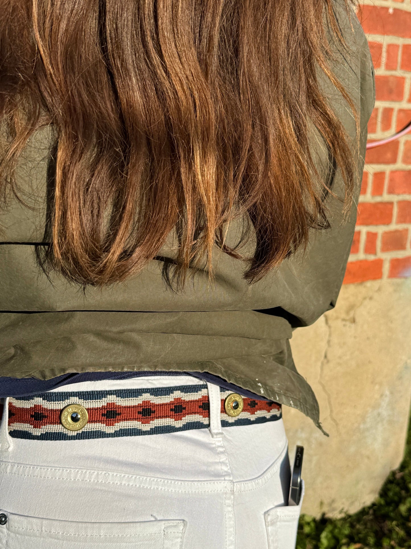 Patronengürtel Rot Navy