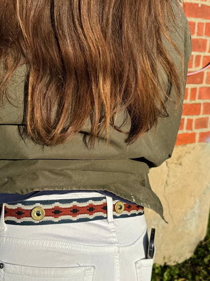 Patronengürtel Rot Navy