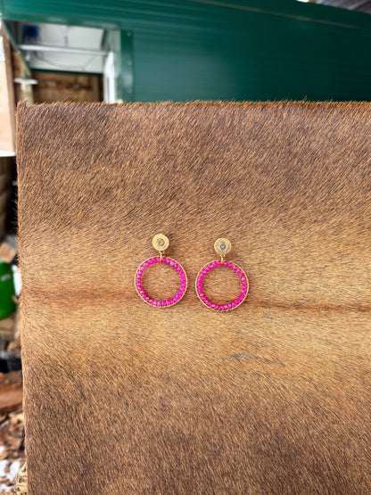 Pink Hoops