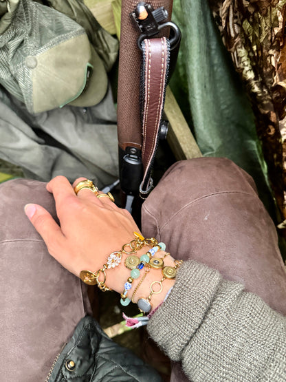 Charm-Bracelet "Orange Hunter"
