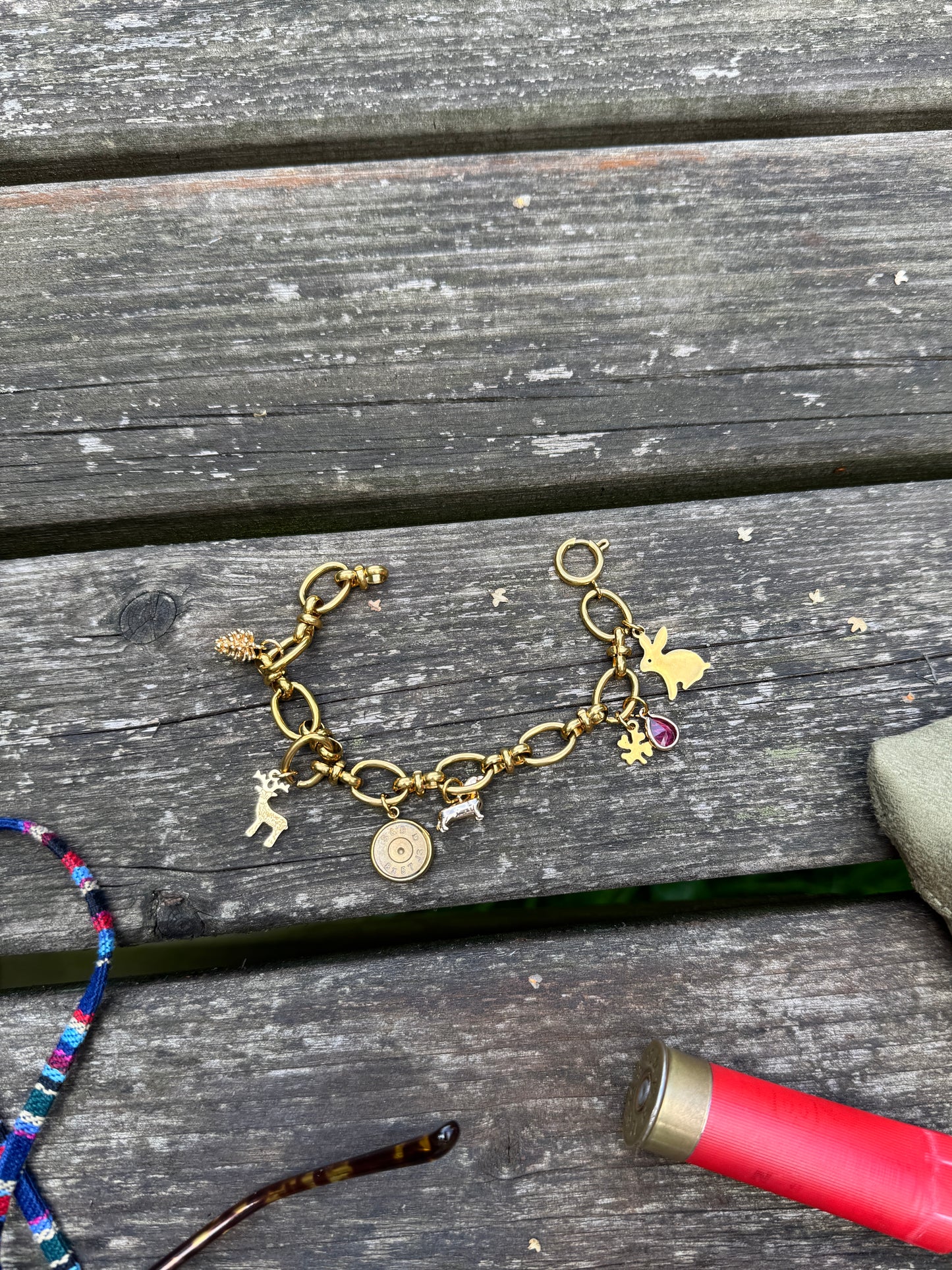 Charm-Bracelet ”Pink Hunter”