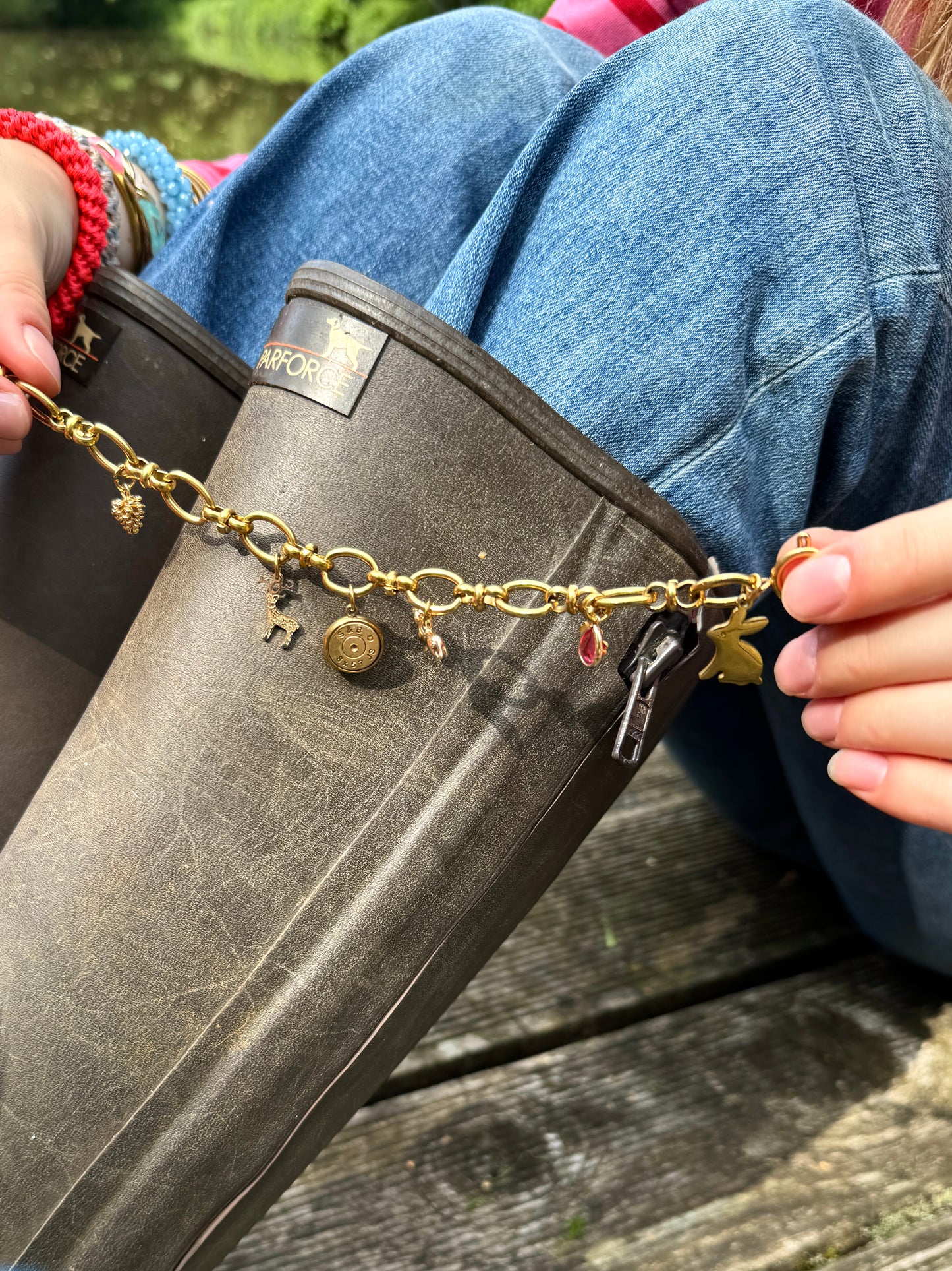 Charm-Bracelet ”Pink Hunter”