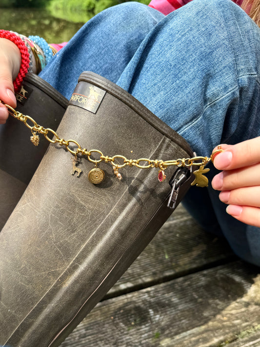 Charm-Bracelet ”Pink Hunter”