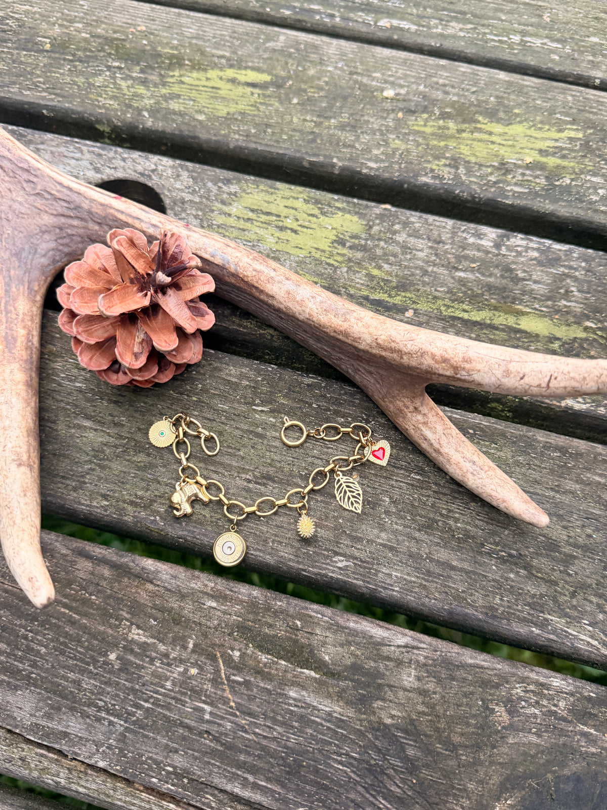 Charm-Bracelet "Golden Elephant"