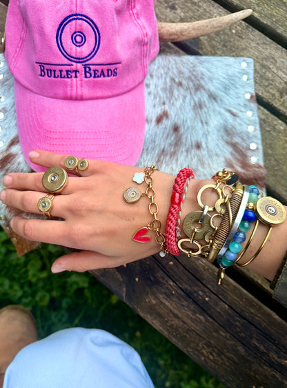 Charm-Bracelet "Pink Leo"