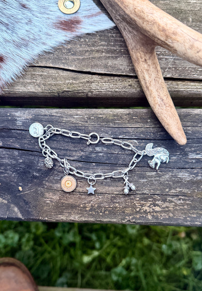 Charm-Bracelet "Silver Forest"
