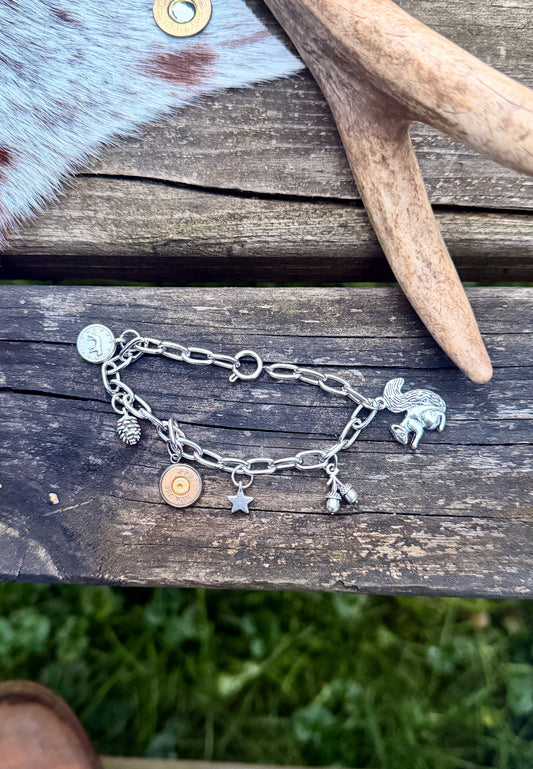 Charm-Bracelet "Silver Forest"