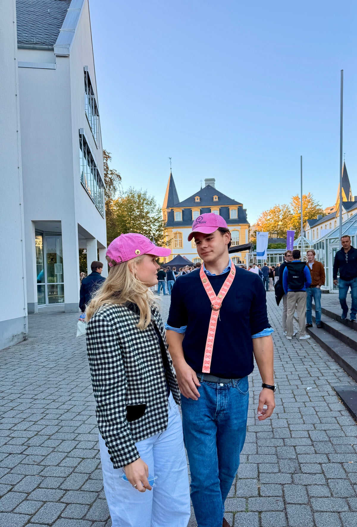Pink cap