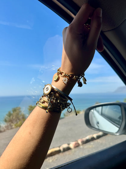 Charm-Bracelet "Blue Elephant"