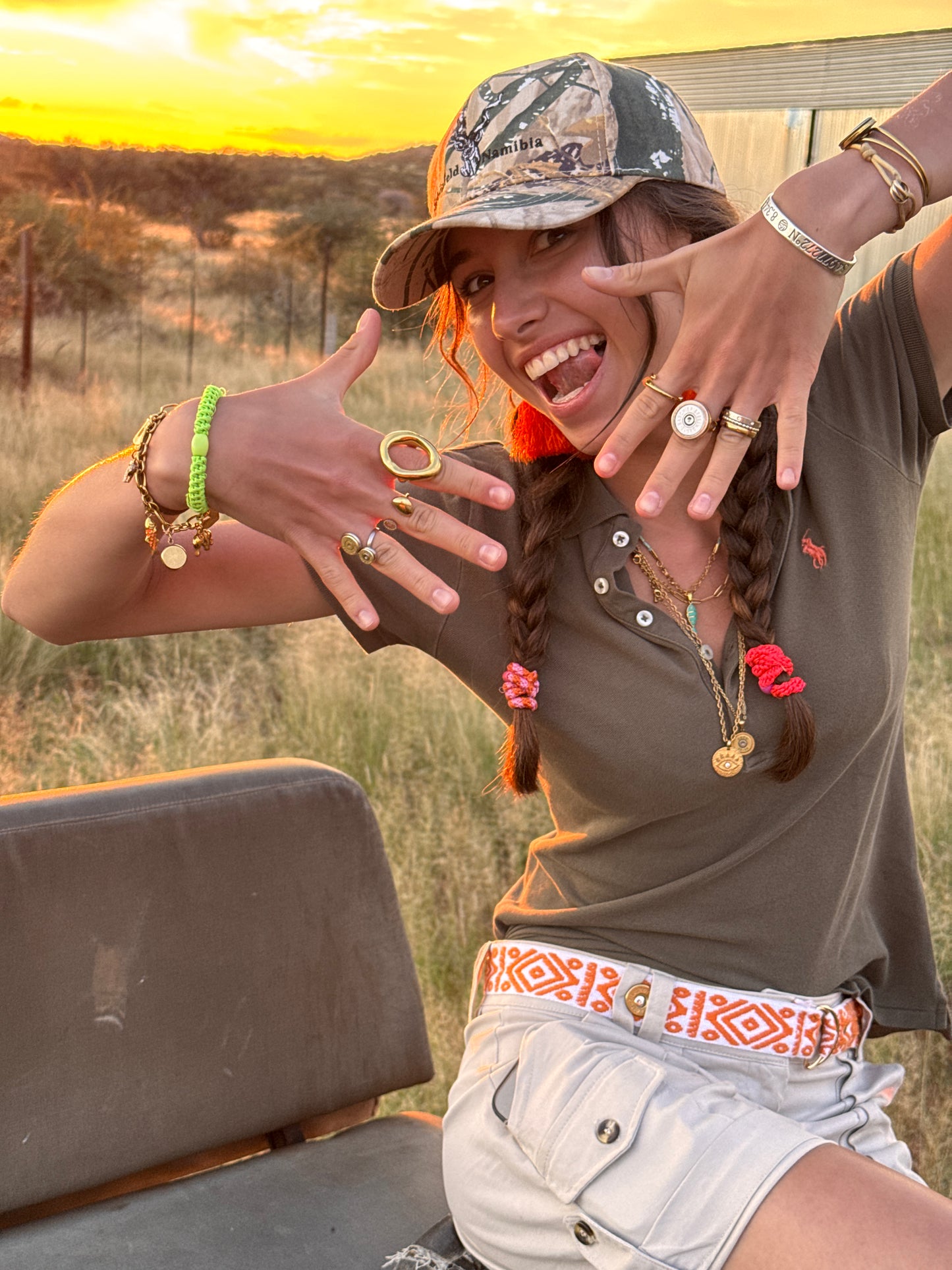 Cartridge Belt Orange