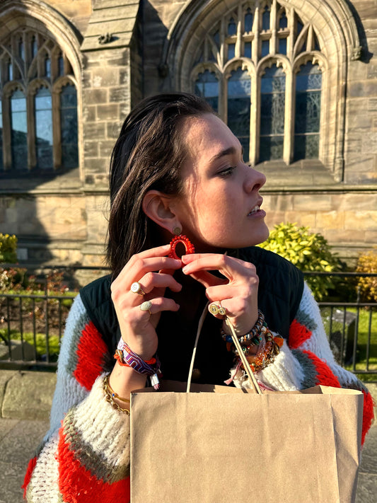 Spiky Felicity in Orange