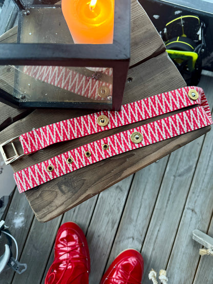 Patronen Gürtel "Grapefruit"