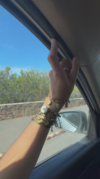 Charm-Bracelet "Blue Elephant"